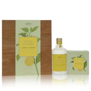 4711 Acqua Colonia Lemon & Ginger Gift Set: 5,7 oz Eau de Cologne Splash & Spray + 3,5 oz Aroma Soap chính hãng 4711