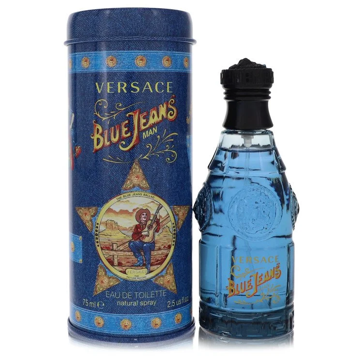Blue Jeans Eau De Toilette (EDT) Spray (New Packaging) 75 ml (2,5 oz) chính hãng Versace