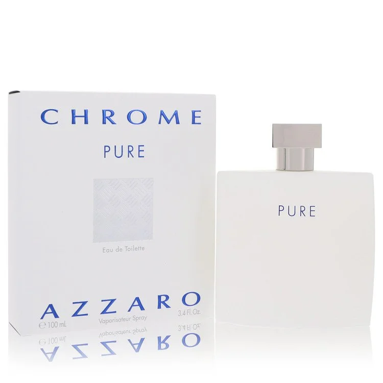 Chrome Pure Eau De Toilette (EDT) Spray 100 ml (3,4 oz) chính hãng Azzaro