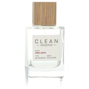 Clean Amber Saffron Eau De Parfum (EDP) Spray (Tester) 100 ml (3,4 oz) chính hãng Clean