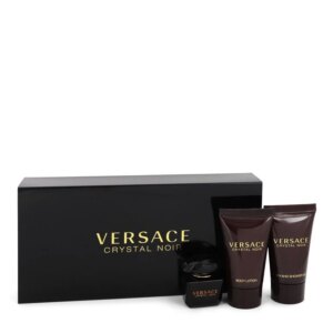 Crystal Noir Gift Set: 0,17 oz Mini EDT + 0,8 oz Shower Gel + 0,8 oz Body Lotion chính hãng Versace
