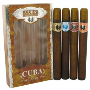 Cuba Red Gift Set: Cuba Variety Set includes All Four 1,15 oz Sprays, Cuba Red, Cuba Blue, Cuba Gold and Cuba Orange chính hãng Fragluxe