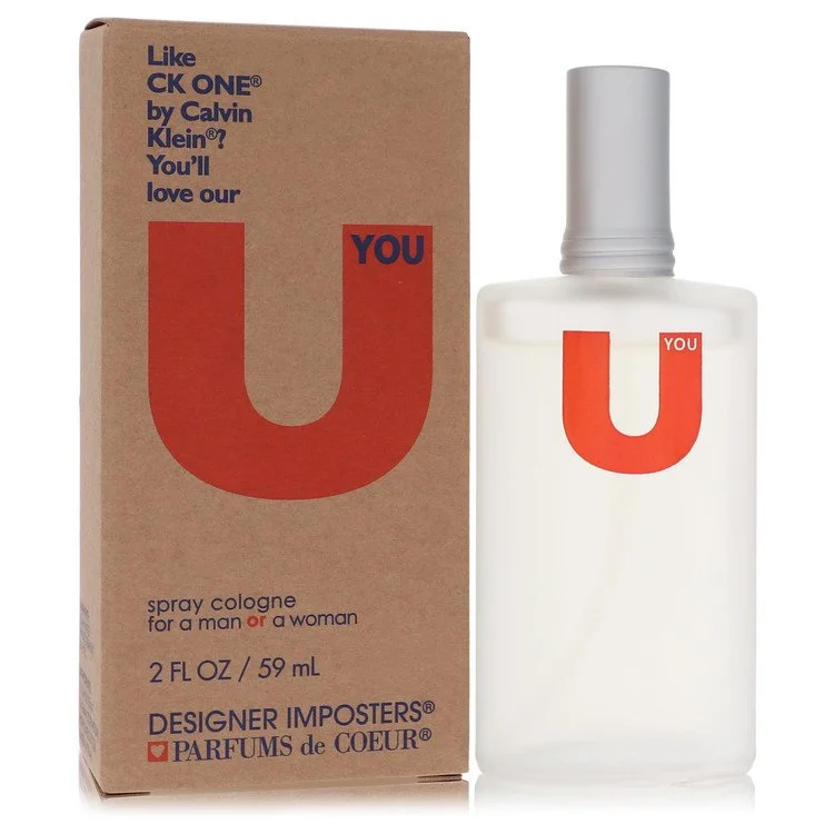 Designer Imposters U You Cologne Spray (Unisex) 60 ml (2 oz) chính hãng Parfums De Coeur
