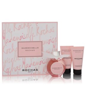 Mademoiselle Rochas Gift Set: 1,7 Eau De Parfum (EDP) Spray + 50 ml (1,7 oz) Perfumed Body Lotion + 50 ml (1,7 oz) Perfumed Shower Gel chính hãng Rochas