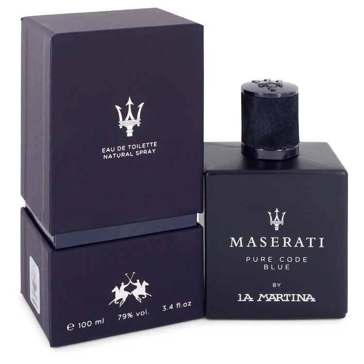 Maserati Pure Code Blue Eau De Toilette (EDT) Spray 100 ml (3,4 oz) chính hãng La Martina