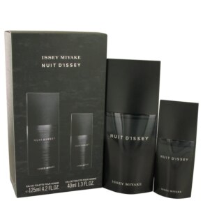 Nuit D'Issey Gift Set: 125 ml (4,2 oz) Eau De Toilette (EDT) Spray + 1,3 oz Eau De Toilette (EDT) Spray chính hãng Issey Miyake