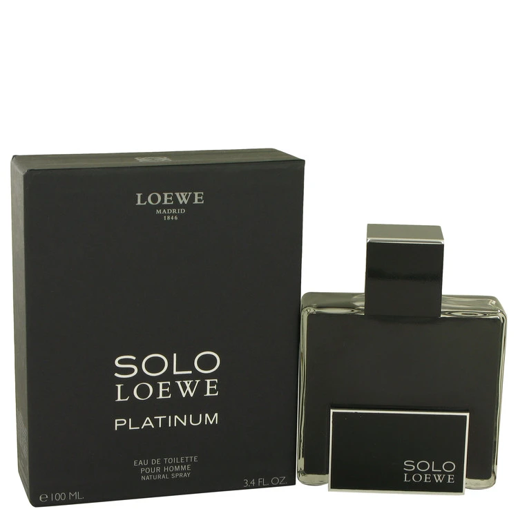 Solo Loewe Platinum Eau De Toilette (EDT) Spray 100 ml (3,4 oz) chính hãng Loewe