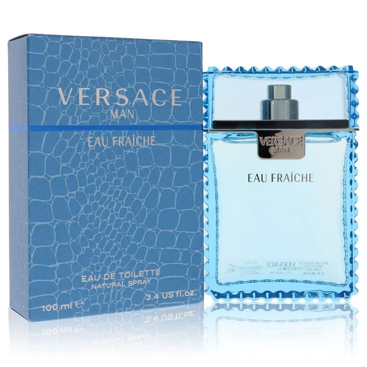 Versace Man Eau Fraiche Eau De Toilette (EDT) Spray (Blue) 100 ml (3,4 oz) chính hãng Versace