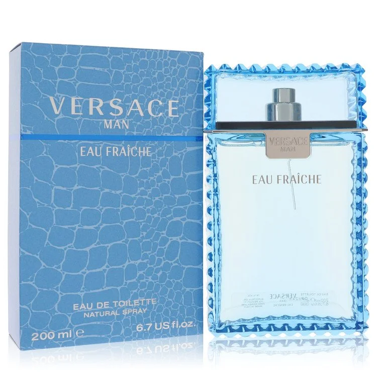 Versace Man Eau Fraiche Eau De Toilette (EDT) Spray (Blue) 200 ml (6,7 oz) chính hãng Versace