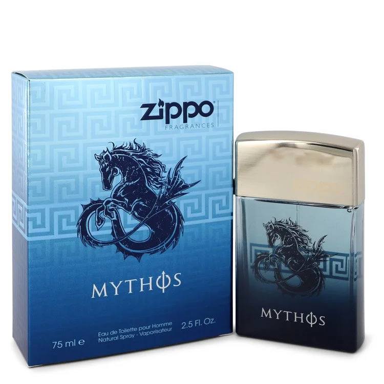 Zippo Mythos Eau De Toilette (EDT) Spray 75 ml (2,5 oz) chính hãng Zippo